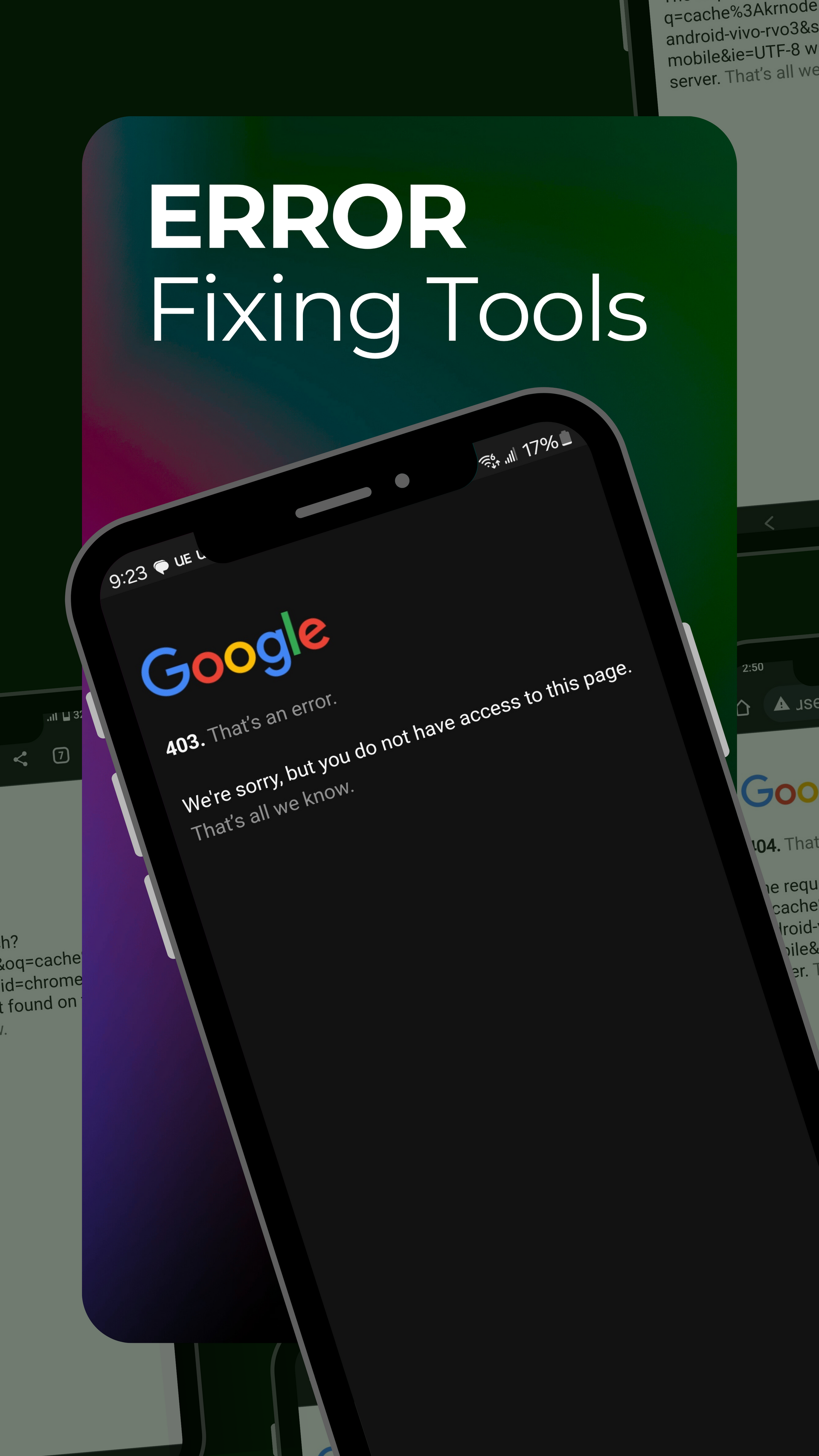 Error Fixing Tools